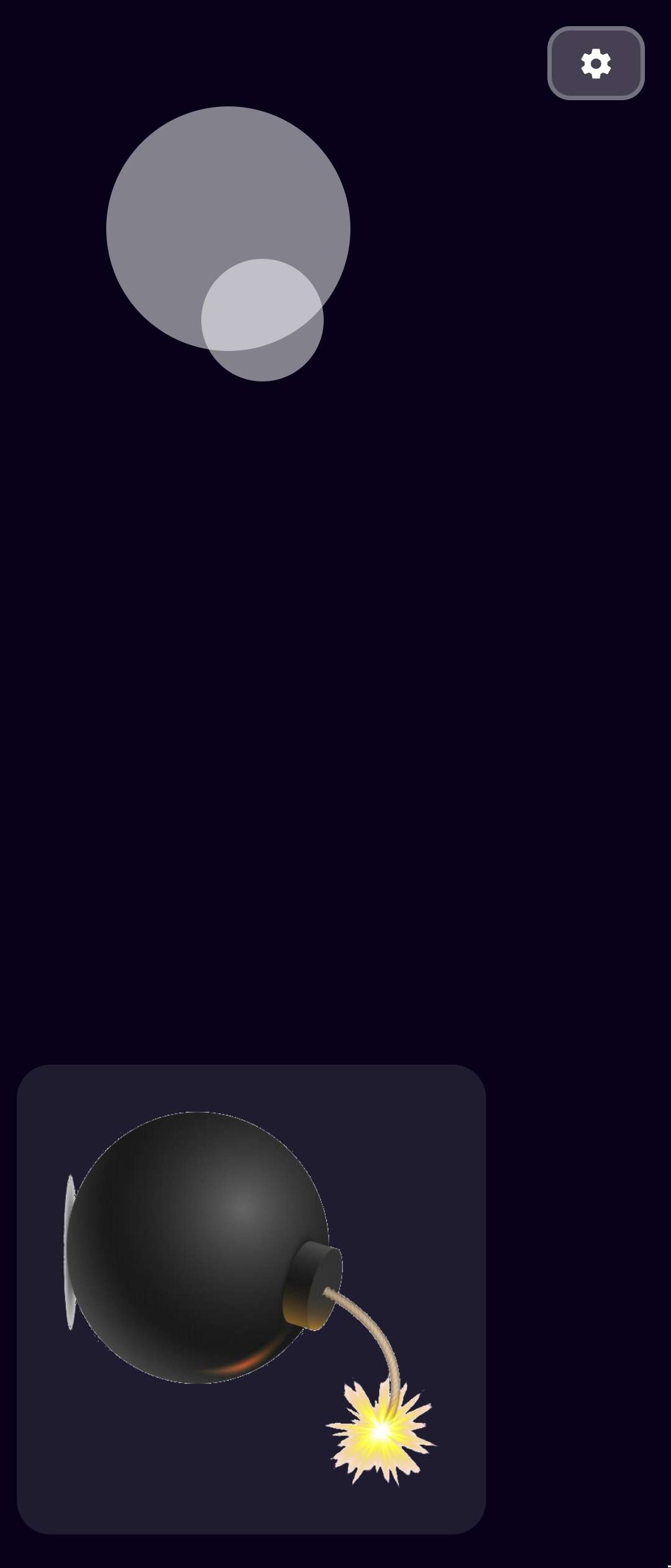 Interface joueur sur téléphone — Bomber Kitten